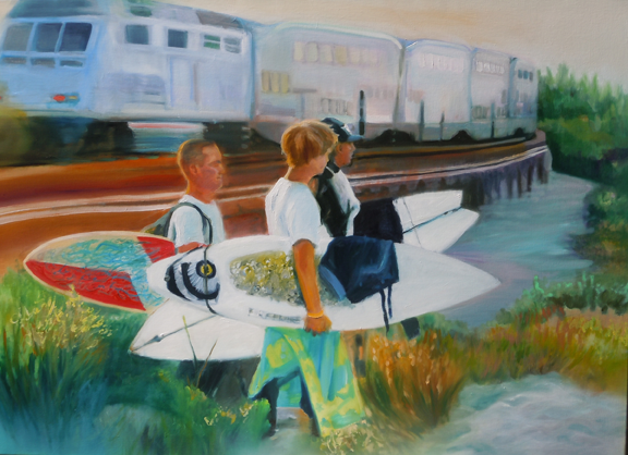 Surfers 30x42